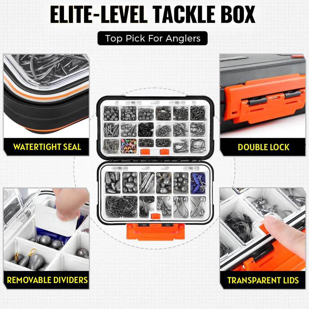 Fishing Terminal Tackle Kit, 397 Pieces: image 4