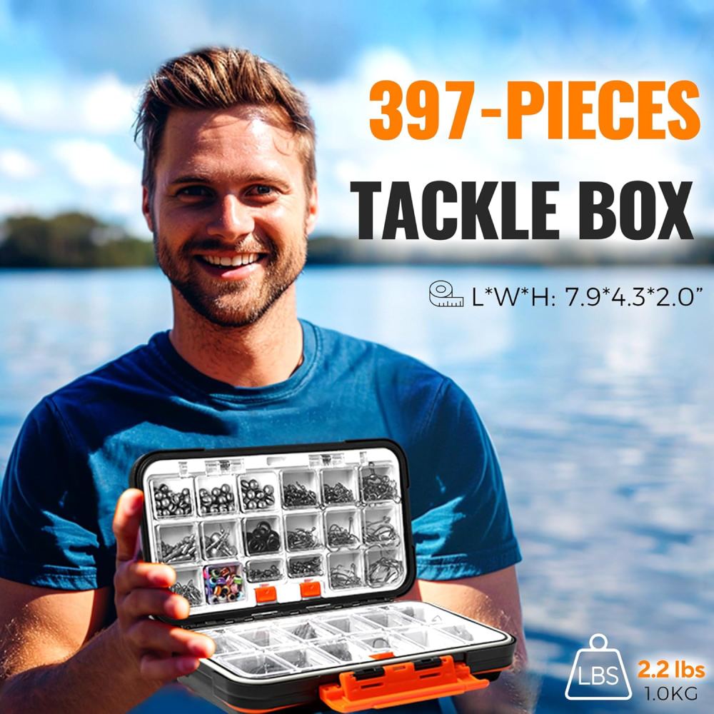 Fishing Terminal Tackle Kit, 397 Pieces: image 6