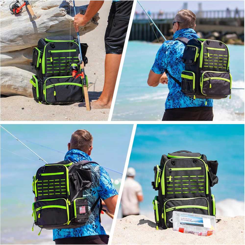 Fishing Tackle Backpack 43L